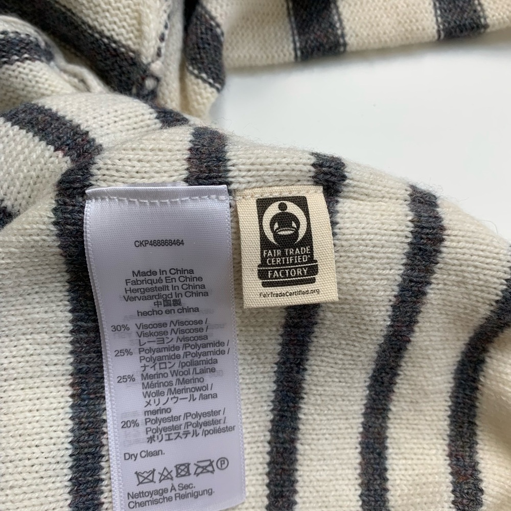 Madewell Striped Mockneck Sweater - New - Picture 4 of 4